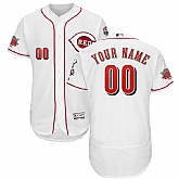 Cincinnati Reds Customized White 150th Anniversary FlexBase Jersey,baseball caps,new era cap wholesale,wholesale hats
